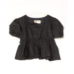 tシャツ スクエアカラーリボンペプラムトップス Square Collar Ribbon Peplum Top レディース