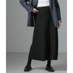 スカート 総針ニットフレアスカート(セットアップ可)