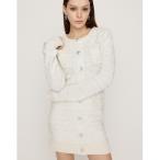 ワンピース KNIT TWEED S/OP ニット ツイード ショート ワンピース ミニワンピ