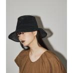 「TODAYFUL」 ストローハット FREE ブラック レディース