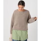 チュニック 起毛レイヤードチュニック