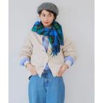 ストール マフラー 「静電気軽減」チェックストール レディース