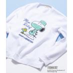 トレーナー スウェット 「PEANUTS/ピーナッツ」オリジナルデザイン 裏起毛クルーネックSNOOPY スヌーピー メンズ レディース