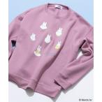 トレーナー スウェット 「miffy/ミッフィー」Dick Bruna ディック・ブルーナ オリジナルデザイン 裏起毛クルーネックスウェット メンズ