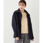 ショッピングcolors コート アウター SHIPS Colors: 「手洗い可能」ジャージーメルトン ジップ アウター レディース