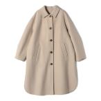 ステンカラーコート コート SHIPS Primary Navy Label:メルトン リバー ステンカラー コート レディース