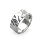 ショッピング15号 指輪 リング SV925 シルバーウェーブリング Sync Note/シンクノート メンズ レディース