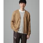 カーディガン モヘヤブレンド起毛カーディガン メンズ