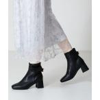 ブーツ サイドリボンショートブーツ 41430 レディース
