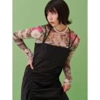 ワンピース イレギュラーギャザーキャミワンピース 卒業式 入学式 結婚式 二次会