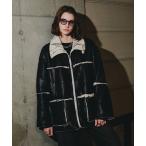 ブルゾン アウター REVERSIBLE FAKE MOUTON BOA JACKET/リバーシブルフェイクムートンボアジャケット メンズ レディース