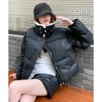コート アウター もこもこ襟カジュアル中綿ジャケット レディース