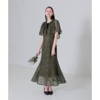 「Leja」 ノースリーブワンピース MEDIUM カーキ レディース