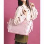 レッスンバッグ 「推し活」リボン付横型トートバッグ キッズ 子供 女の子