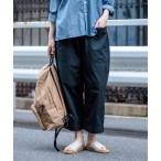 チノパン 「D.M.G / ディーエムジー」 馬布 ベルトボリュームパンツ レディース