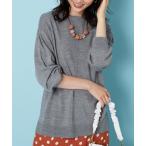 ショッピングベルーナ ニット セーター ふんわりカシミヤタッチニットプルオーバー レディース