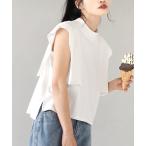 「e-zakkamania stores」 ノースリーブトップス M オフホワイト レディース