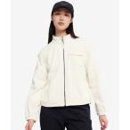 ブルゾン アウター POLARTEC MICRO FLEECE ショート丈 異素材切替え パフスリーブマイクロフリースジャケット レディース