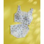 ブラジャー MADE WITH ねずみのANDY「綿混」フラット仕上げノンワイヤーブラジャー