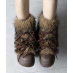 ブーツ 「 ２color 」ボリュームフェイクファーブーツ ／ volume fake fur boots レディース