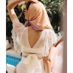  купальный костюм оборка рукав non бикини на завязках 9M [San-ai Resort( солнечный I resort )] женский 