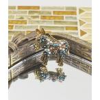 ショッピングブローチ ブローチ ドンキーアンティークブローチ レディース