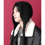 ショッピングＺＡＫＫＡ ニット帽 ニットキャップ an meets zakka モコモコ起毛ニットフード帽 レディース メンズ