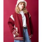 スタジャン a.p.o.v. -ankoROCK's select- オーバーサイズニットスタジャン / メンズ レディース ユニセックス スタジアム