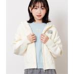 ニット セーター ふわ軽ニットジップパーカー キッズ 子供服 女の子