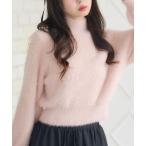 ニット セーター スパンコールシャギーNTPO レディース