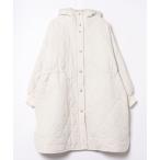 モッズコート コート ソフトタフタオフラインキルティングコート レディース