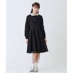 アンサンブル ふんわりリボンタイつきレースワンピース キッズ 子供服 女の子