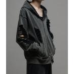 パーカー Crash zip parka/クラッシュジップパーカー メンズ