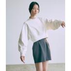 トレーナー スウェット Cropped Sweat Pullover レディース
