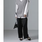 パンツ サテンイージーパンツ レディース