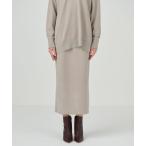 スカート ラメタイトニットスカート