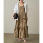 「LOUNGEDRESS」 キャミソールワンピース LARGE ベージュ レディース
