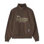 トレーナー スウェット PATCHED LOGO HALF ZIP SWEAT TOP レディース メンズ