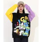 トレーナー スウェット 親子お揃い ディズニー トイ・ストーリー キャラクター 裏起毛トレーナー 0039A レディース