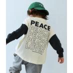 tシャツ 綿100％ デビラボ  袖汚れ目立たない 長袖Tシャツ キッズ 子供服 男の子 女の子