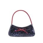 ハンドバッグ リボンモチーフバイカラーハンドBAG