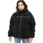 ブルゾン アウター BILLABONG レディース SHERPA PUFFER JACKET ジャケット/ビラボンドローコード付きモコモコボアブルゾン