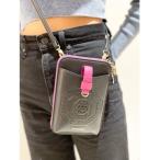 ショルダーバッグ バッグ アニメ「ジョジョの奇妙な冒険　黄金の風」コラボ スマートフォンショルダーバッグ レディース