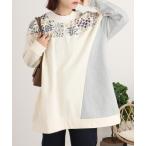 ショッピングチュニック チュニック EMAGO 切替えハイネックチュニック