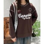 トレーナー スウェット リボンメローゲームスウェット レディース