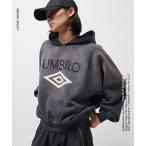 パーカー 「UMBRO/アンブロ×Lui’s」ピグメントフーディー レディース メンズ