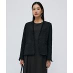 ジャケット ノーカラージャケット 「CLASSY.1月号掲載」ルレックスツイード ノーカラージャケット レディース