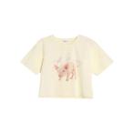 tシャツ PIGLET RIBBON BIJOU TSHIRTS/ピグレットリボンビジューTシャツ レディース