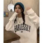 トレーナー スウェット 英字プリント ス