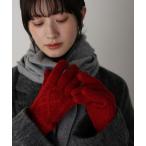 手袋 あったか裏ボアケーブルニットグローブ レディースサイズ レディース メンズ